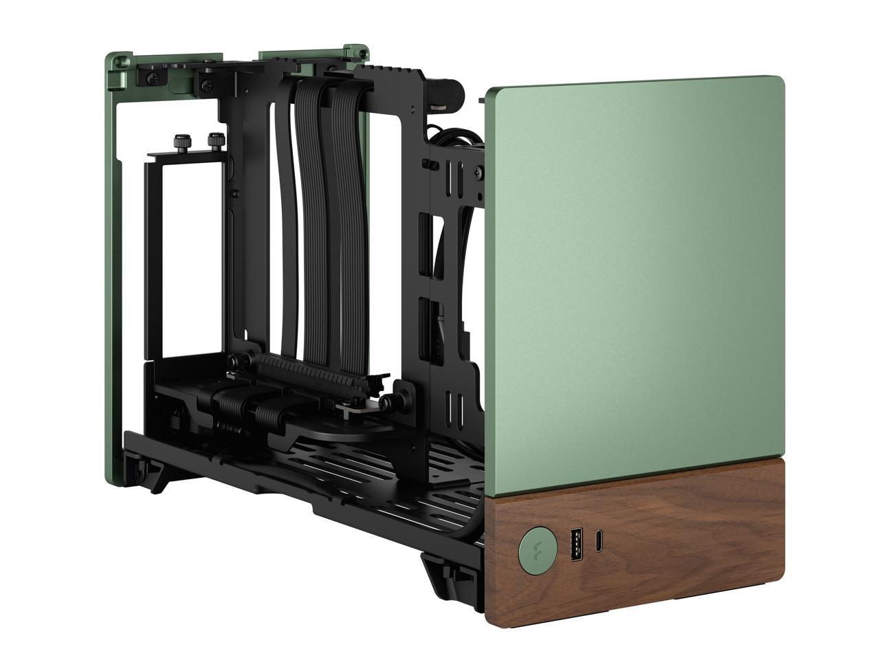 Fractal Design Terra Jade Mini-ITX Small Form Factor PC Case with PCIe 4.0 Riser