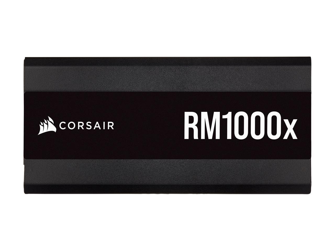 CORSAIR RMx Series (2021) RM1000x CP-9020201-NA 1000 W ATX12V / EPS12V SLI Ready CrossFire Ready 80 PLUS GOLD Certified Full Modular Active PFC Power Supply