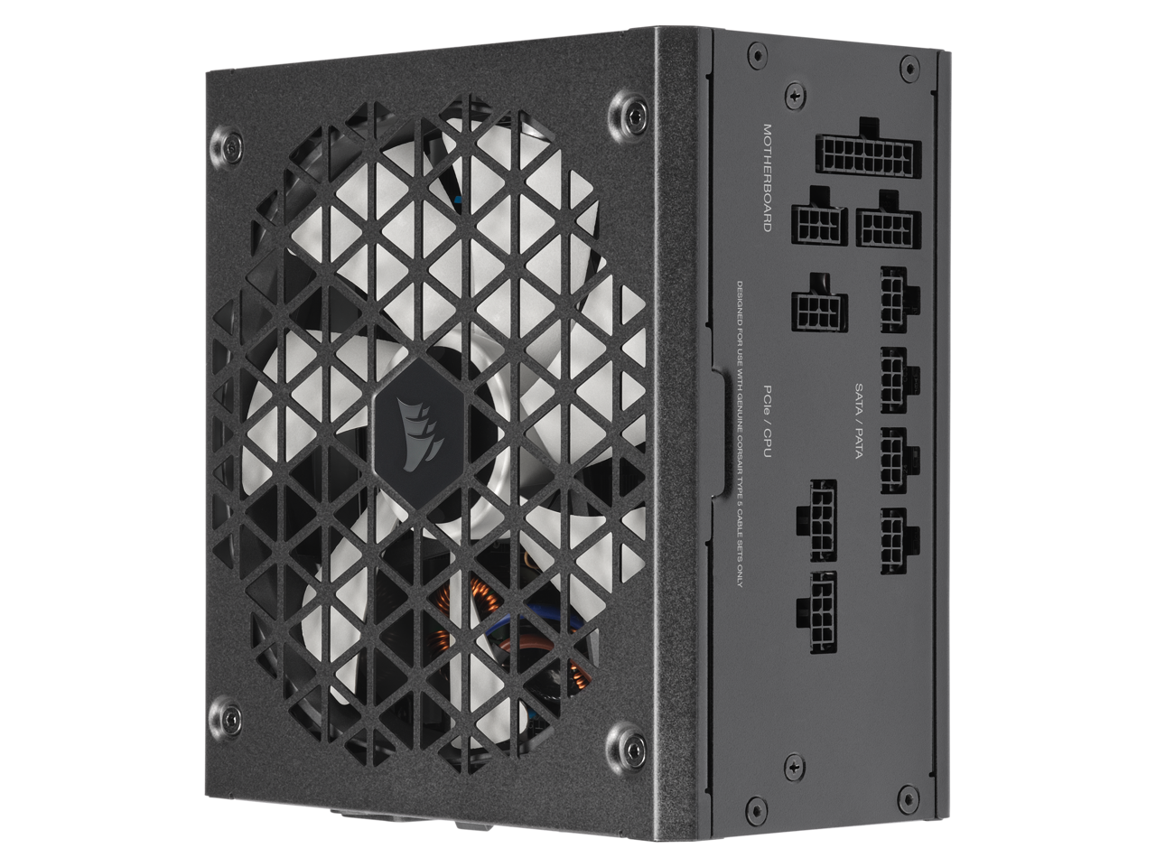 CORSAIR RMx SHIFT Series™ RM750x 80 PLUS Gold Fully Modular ATX Power Supply - Modular Side Interface - ATX 3.0 & PCIe 5.0 Compliant - Zero RPM Fan Mode - 105°C-Rated Capacitors - 80 PLU Power Supply
