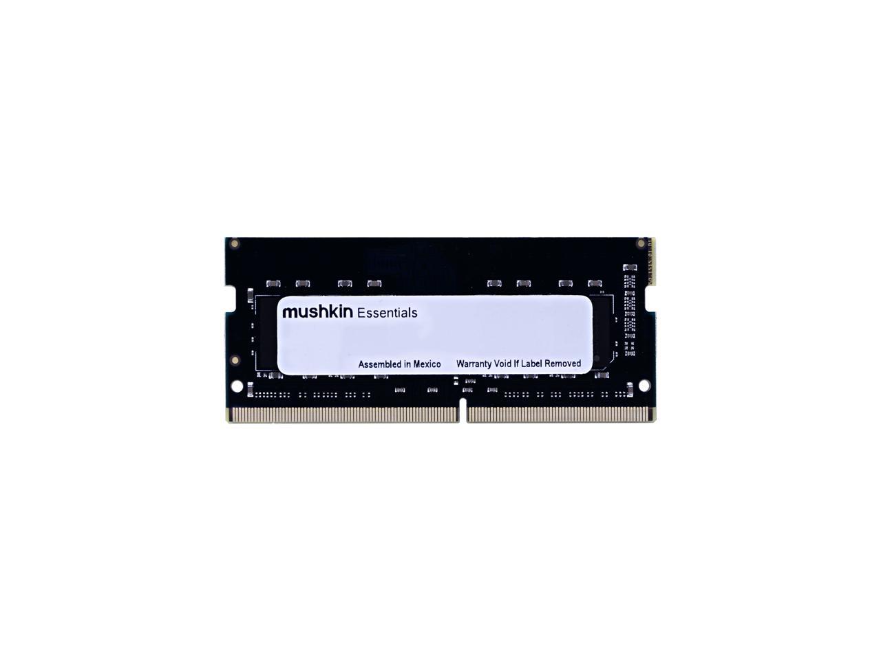 Mushkin Enhanced Essentials 16GB (2 x 8GB) 260-Pin DDR4 SO-DIMM DDR4 3200 (PC4 25600) Laptop Memory Model MES4S320NF8GX2