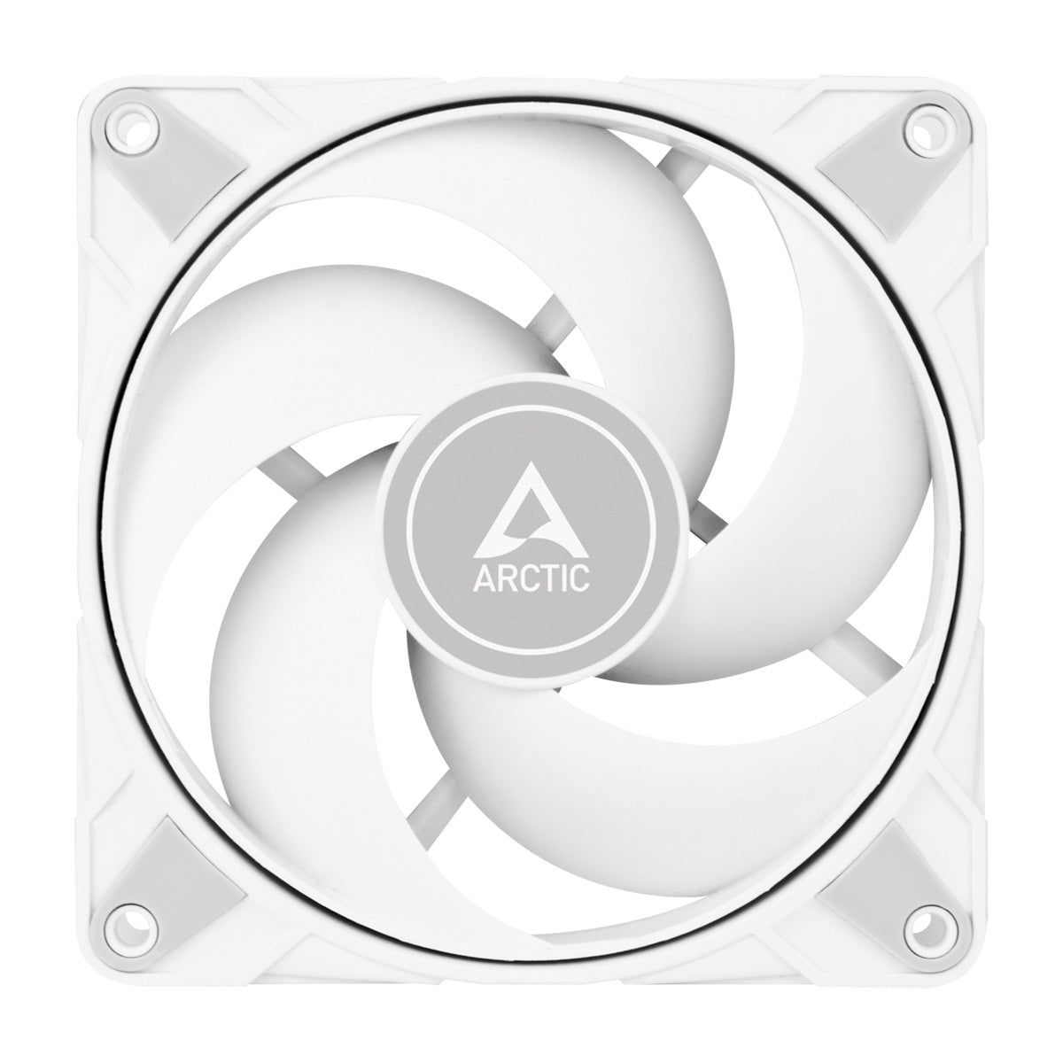ARCTIC P12 Max PC Fan High-Performance 120mm Case Fan, PWM Controlled 200–3300 RPM Optimised for Static Pressure 0dB Mode Fluid Dynamic Bearing White Model ACFAN00293A
