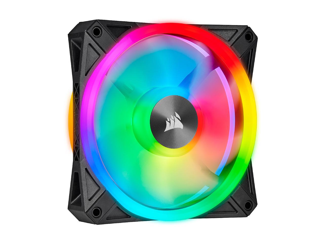 CORSAIR QL Series, iCUE QL120 RGB, 120mm RGB LED Fan, Single Pack, CO-9050097-WW