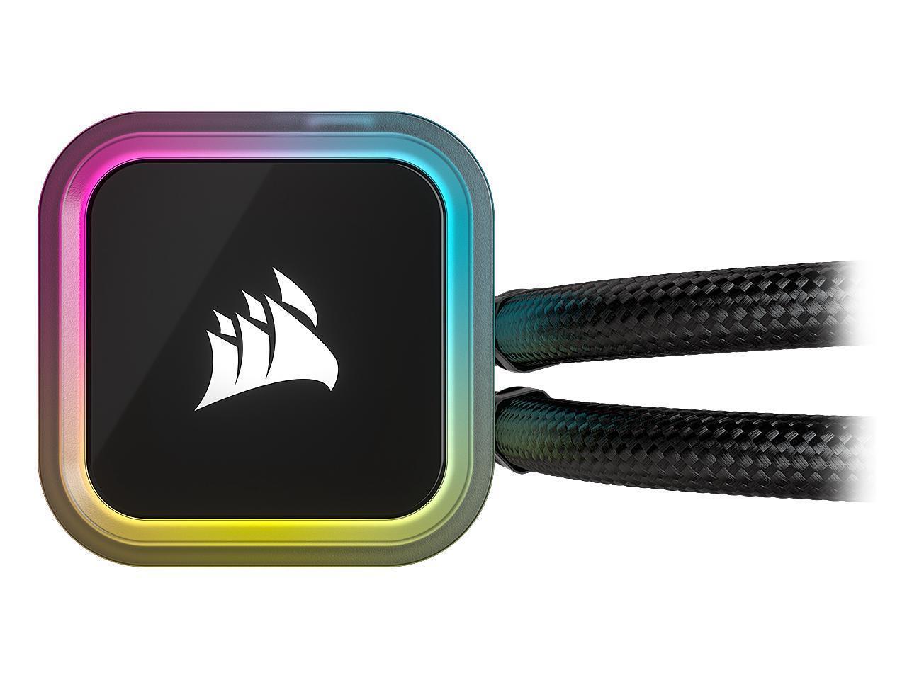CORSAIR CW-9060058-WW iCUE H100i RGB ELITE Liquid CPU Cooler
