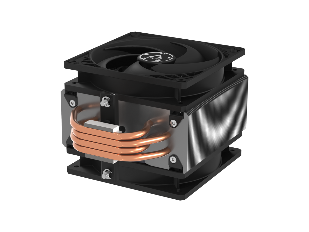 Freezer 36 CO – CPU Cooler for Intel Socket LGA1700 and AMD Socket AM4, AM5, Direct touch technology, dual 12cm Pressure Optimized Fan with dual ball bearing in push pull configuration