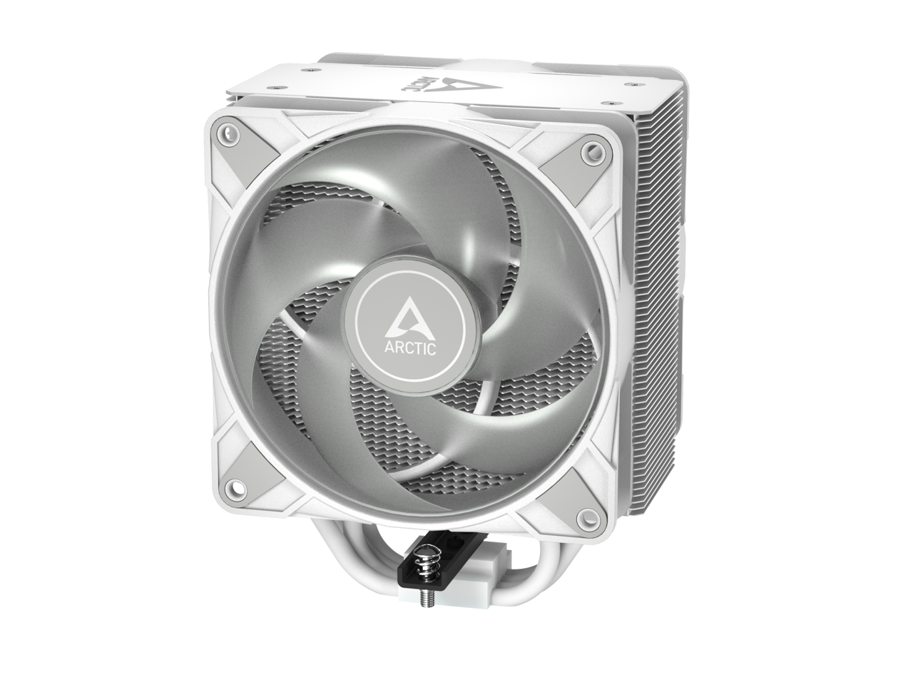Freezer 36 A-RGB (White) – White CPU Cooler for Intel Socket LGA1700 and AMD Socket AM4, AM5, Direct touch technology, duo 12cm Pressure Optimized Fan with A-RGB lighting in push pull configuration