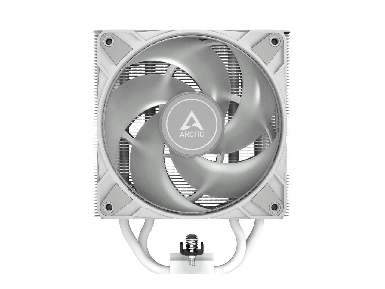 Freezer 36 A-RGB (White) – White CPU Cooler for Intel Socket LGA1700 and AMD Socket AM4, AM5, Direct touch technology, duo 12cm Pressure Optimized Fan with A-RGB lighting in push pull configuration