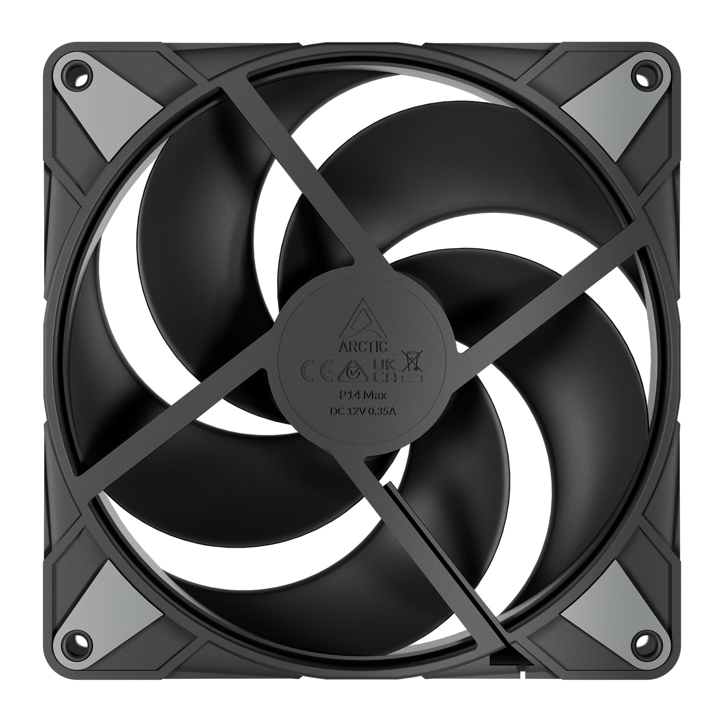 ARCTIC 140mm P14 Max SpecificationsPC Fan High-Performance Case Fan PWM Controlled 400–2800 RPM Optimised for Static Pressure 0dB Mode - Black Model ACFAN00287A