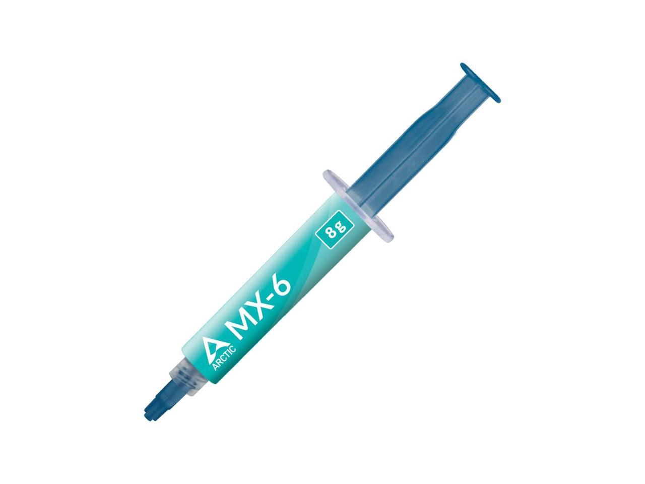 Arctic ACTCP00081A MX-6 (8 g) Thermal Compound Paste for CPU, Consoles, Graphics Cards, laptops, Very high Thermal Conductivity, Long Durability