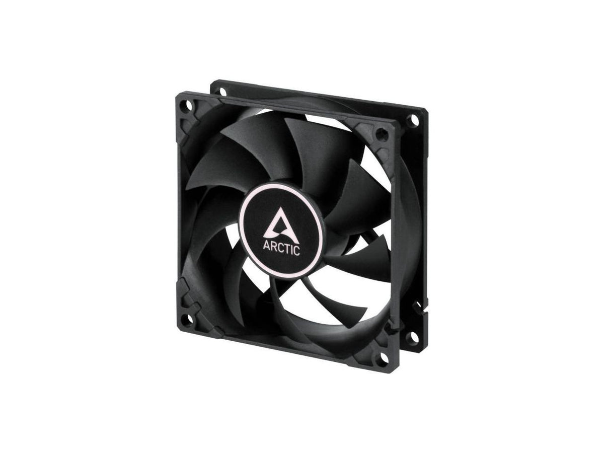 Arctic F8 8cm Case Fan, Black, 9 Blades, Fluid Dynamic, 6 Year Warranty