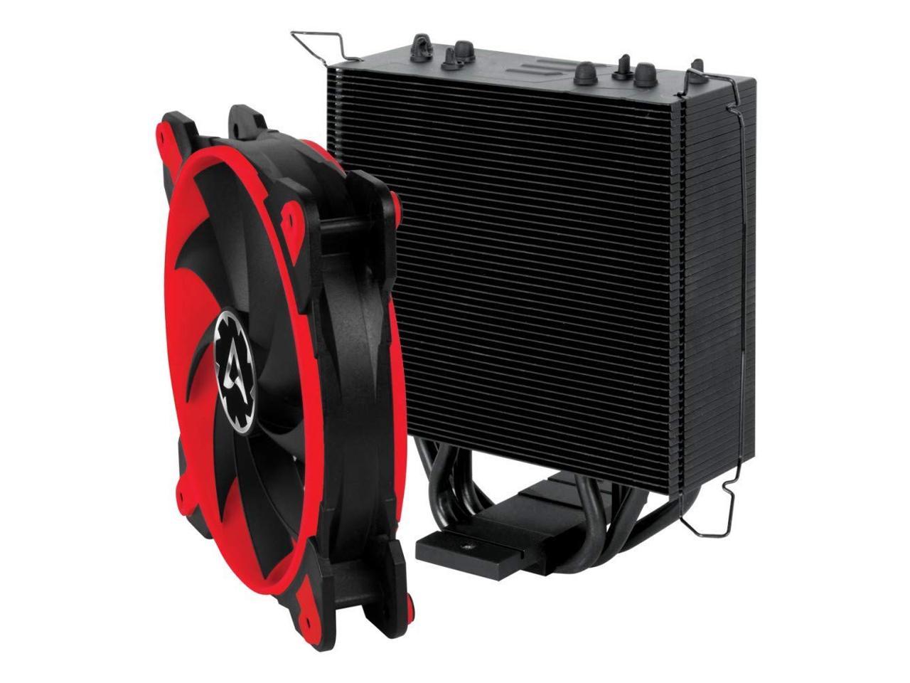 ARCTIC Freezer 34 eSports DUO Edition - Tower CPU Cooler with Push-Pull Configuration I Silent 3-Phase-Motor and wide range of regulation 200 to 2100 RPM - Includes 2 low noise PWM 120 mm Fans – Red