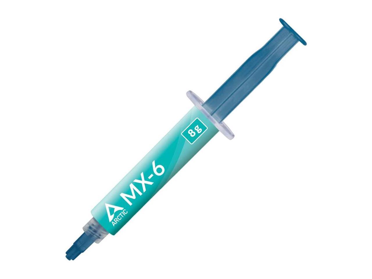 Arctic ACTCP00081A MX-6 (8 g) Thermal Compound Paste for CPU, Consoles, Graphics Cards, laptops, Very high Thermal Conductivity, Long Durability