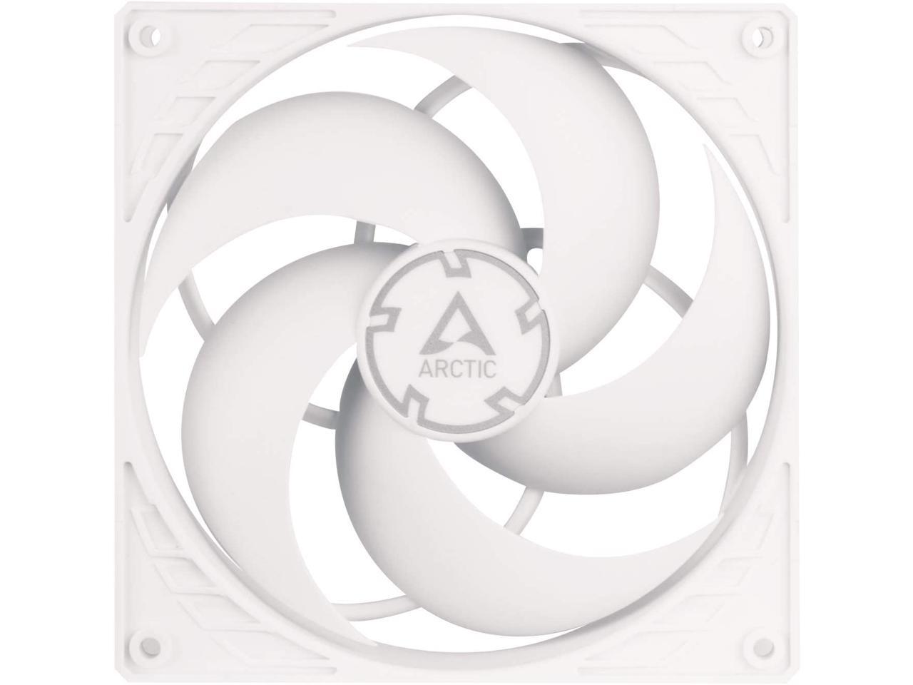 Arctic ACFAN00222A P14 PWM - 140 mm Case Fan with PWM, Pressure-optimised, Very Quiet Motor, Computer, Fan Speed: 200-1700 RPM - White/White