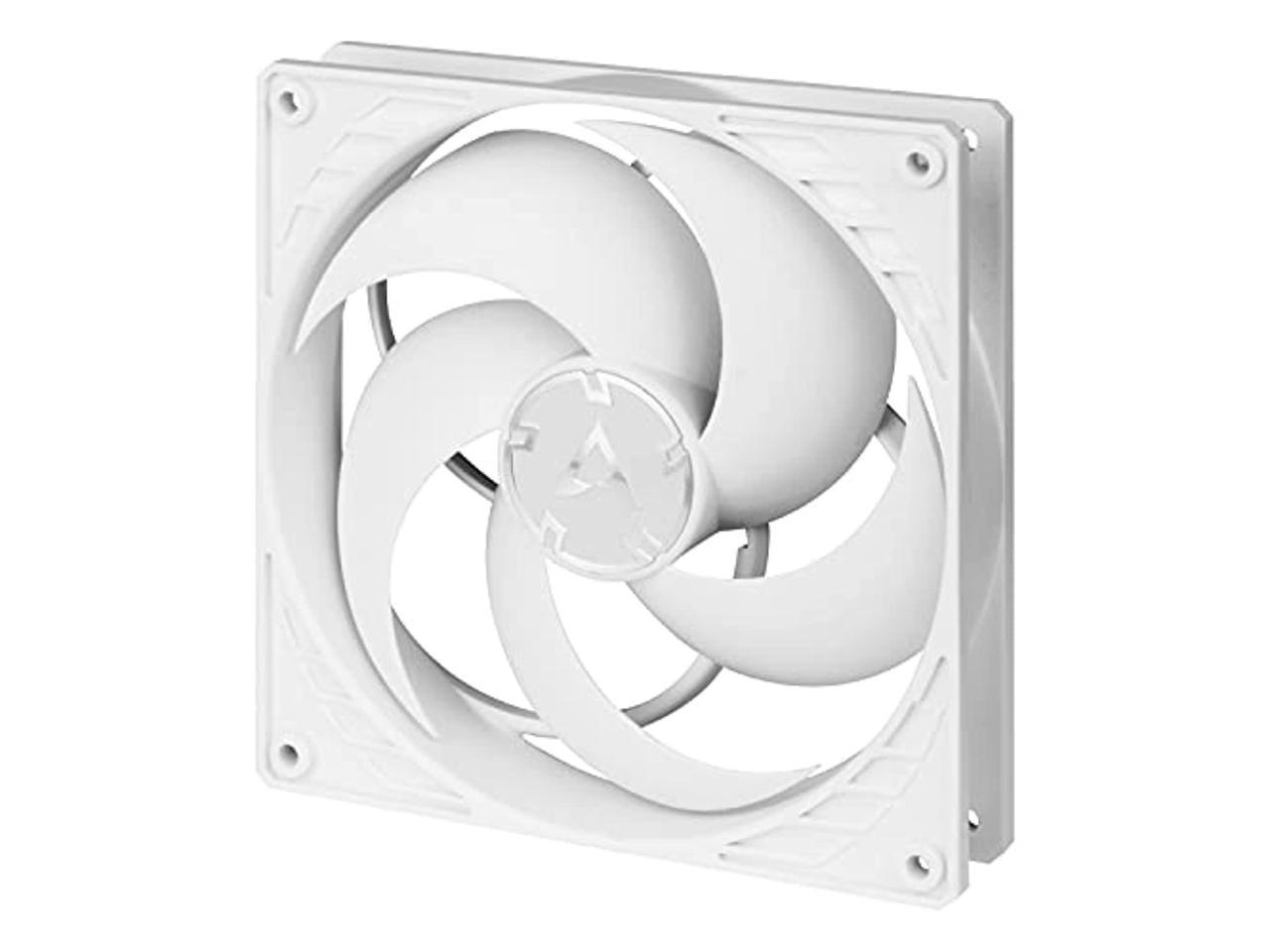 Arctic ACFAN00222A P14 PWM - 140 mm Case Fan with PWM, Pressure-optimised, Very Quiet Motor, Computer, Fan Speed: 200-1700 RPM - White/White