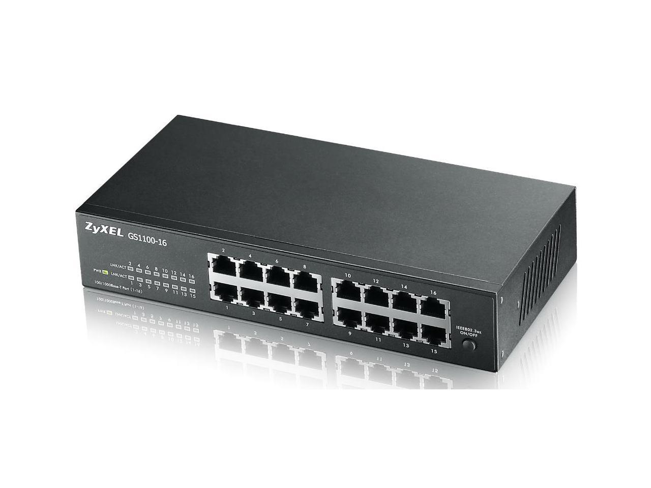 16 Port Gig Rackmount Switch