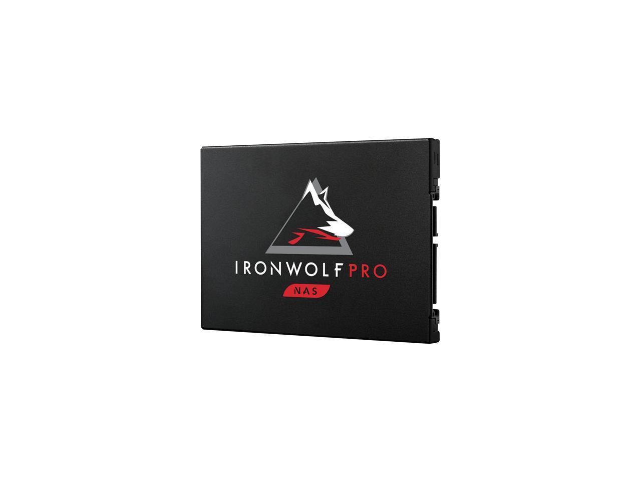 Seagate IronWolf Pro 125 SSD 240GB NAS Internal Solid State Drive - 2.5 Inch SATA 6Gb/s Speeds up to 545 MB/s, 1 DWPD Endurance and 24x7 Performance for Creative Pro, and SMB (ZA240NX1A001)