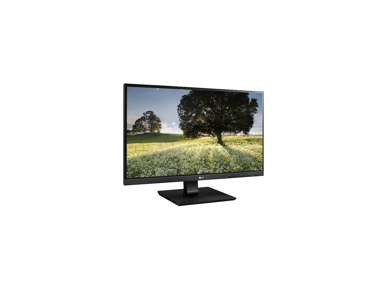 LG 24BK750Y-B Black 24" 1920 x 1080, FHD IPS Display, Height, Tilt, Swivel and Pivot Adjustable Built-in 1.2W 2ch Stereo Speakers VESA Mountable