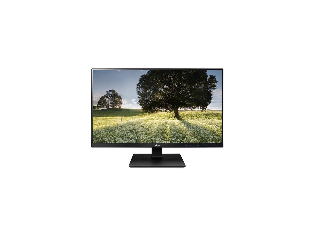LG 24BK750Y-B Black 24" 1920 x 1080, FHD IPS Display, Height, Tilt, Swivel and Pivot Adjustable Built-in 1.2W 2ch Stereo Speakers VESA Mountable
