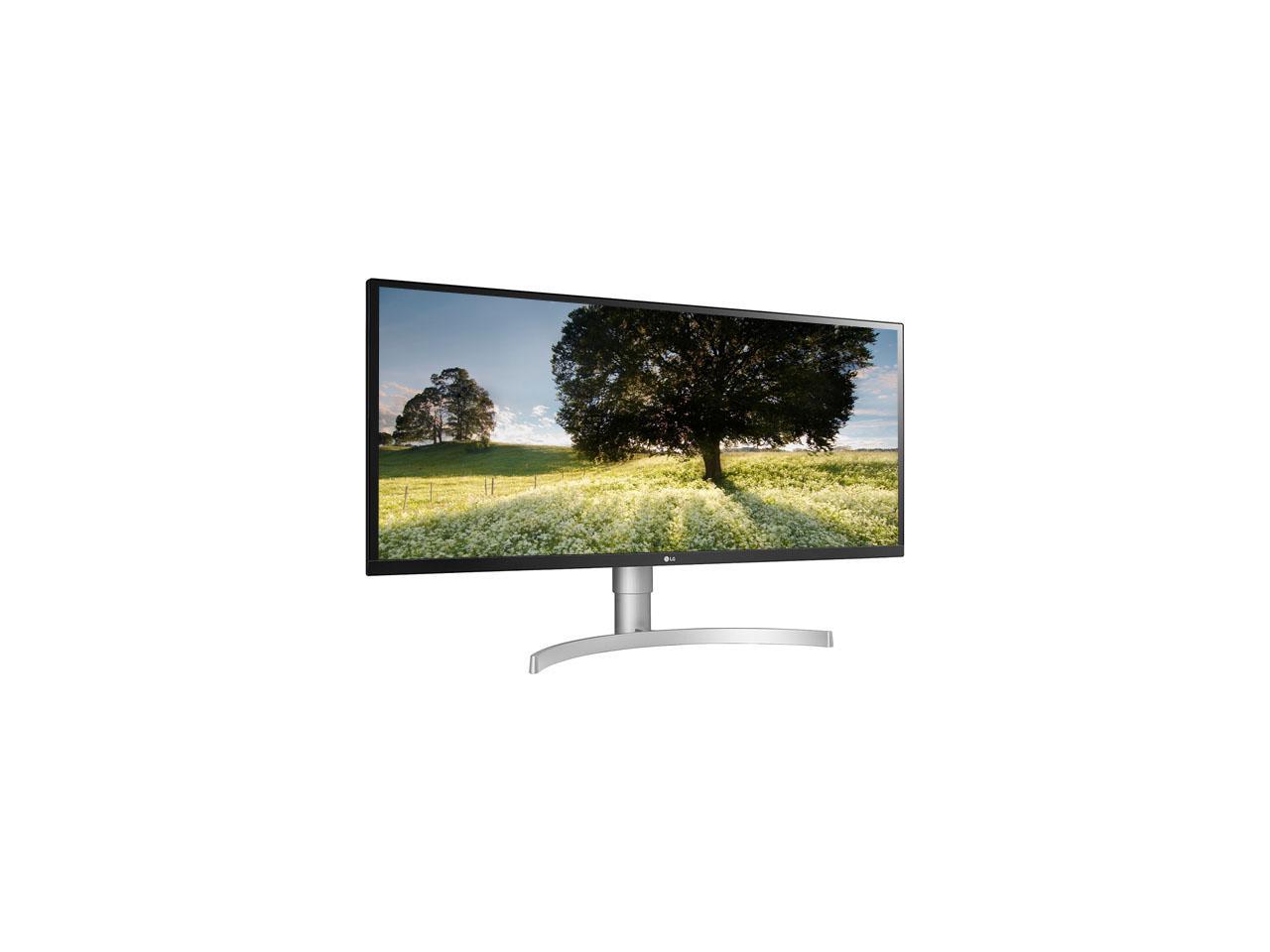 LG 34BL850-W 34" QHD 3440x1440 2K Resolution 60Hz 2xHDMI DisplayPort USB THunderbolt 3 Built-in Speakers Radeon FreeSync Technology HDR10 UltraWide Backlit LED Nano IPS Monitor