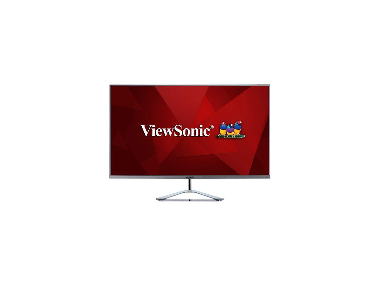 ViewSonic VX3276-2K-MHD 32" (Actual size 31.5") Quad HD 2560 x 1440 2K Resolution 2 x HDMI, DisplayPort, Mini-DisplayPort Built-in Speakers Edge to Edge Fameless Anti-Glare LED Backlit IPS Monitor