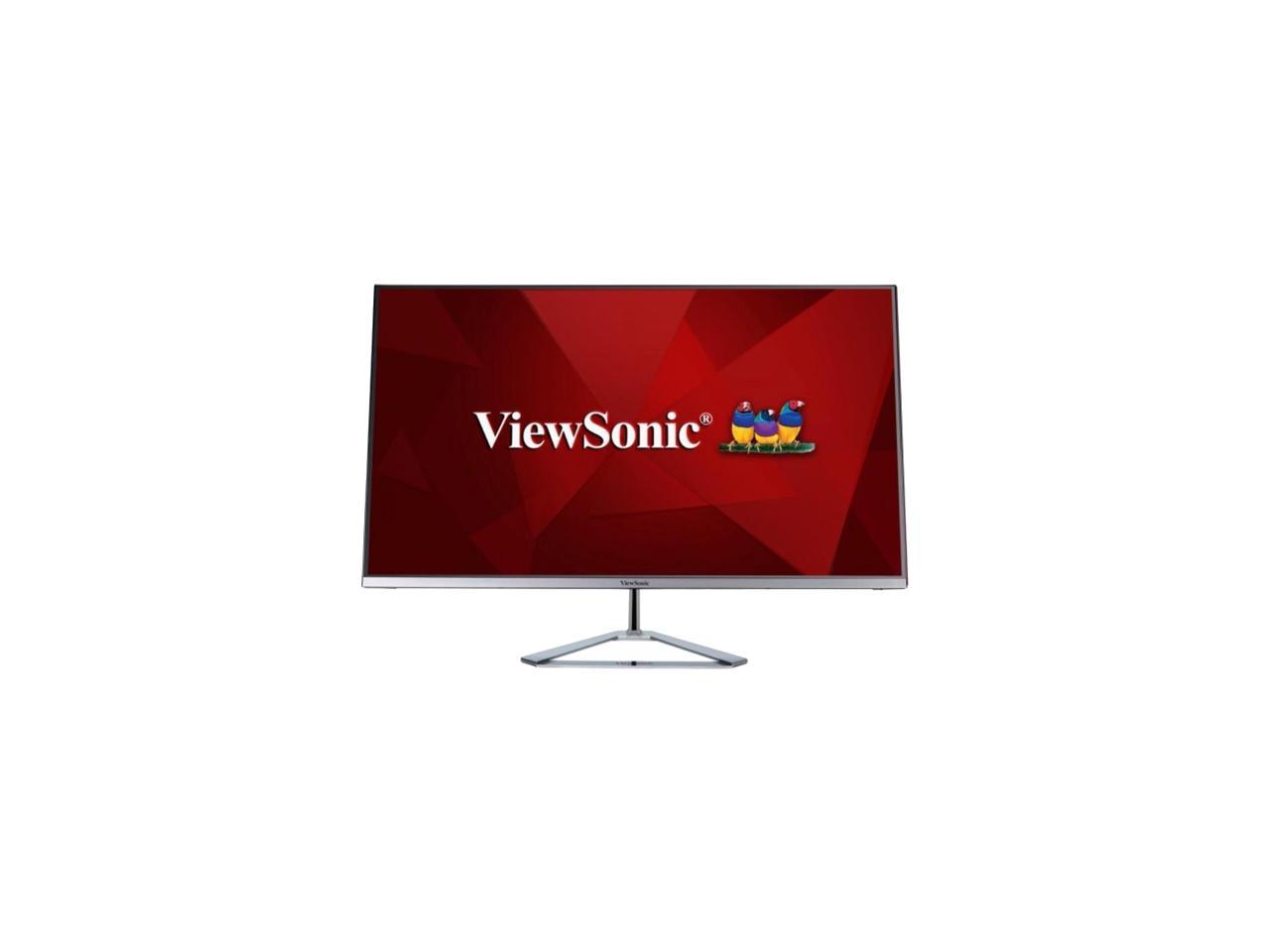ViewSonic VX3276-2K-MHD 32" (Actual size 31.5") Quad HD 2560 x 1440 2K Resolution 2 x HDMI, DisplayPort, Mini-DisplayPort Built-in Speakers Edge to Edge Fameless Anti-Glare LED Backlit IPS Monitor