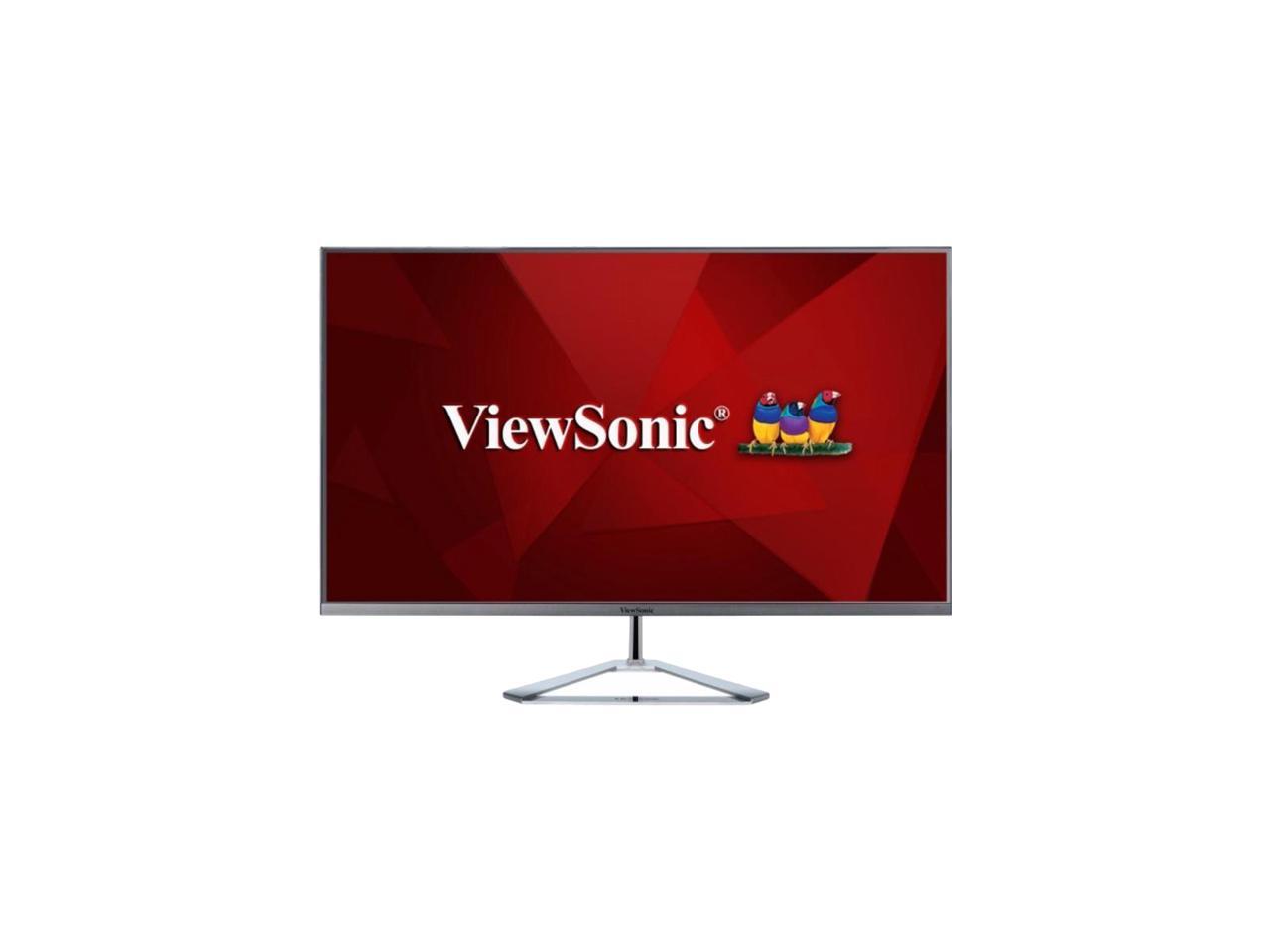 ViewSonic VX3276-2K-MHD 32" (Actual size 31.5") Quad HD 2560 x 1440 2K Resolution 2 x HDMI, DisplayPort, Mini-DisplayPort Built-in Speakers Edge to Edge Fameless Anti-Glare LED Backlit IPS Monitor