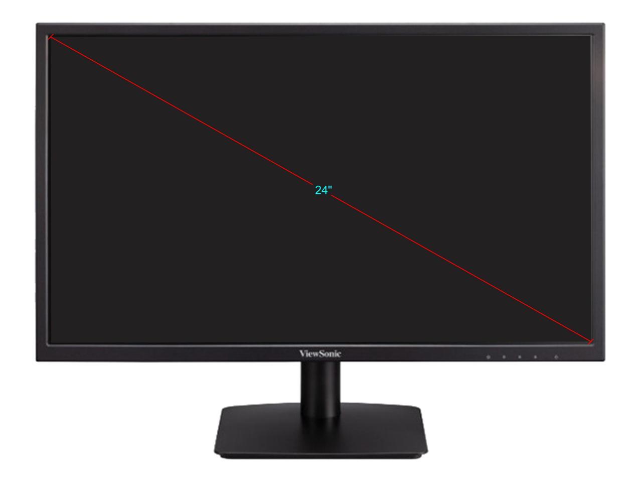 ViewSonic VA2405-H 24" 1080p Monitor with HDMI and VGA Input