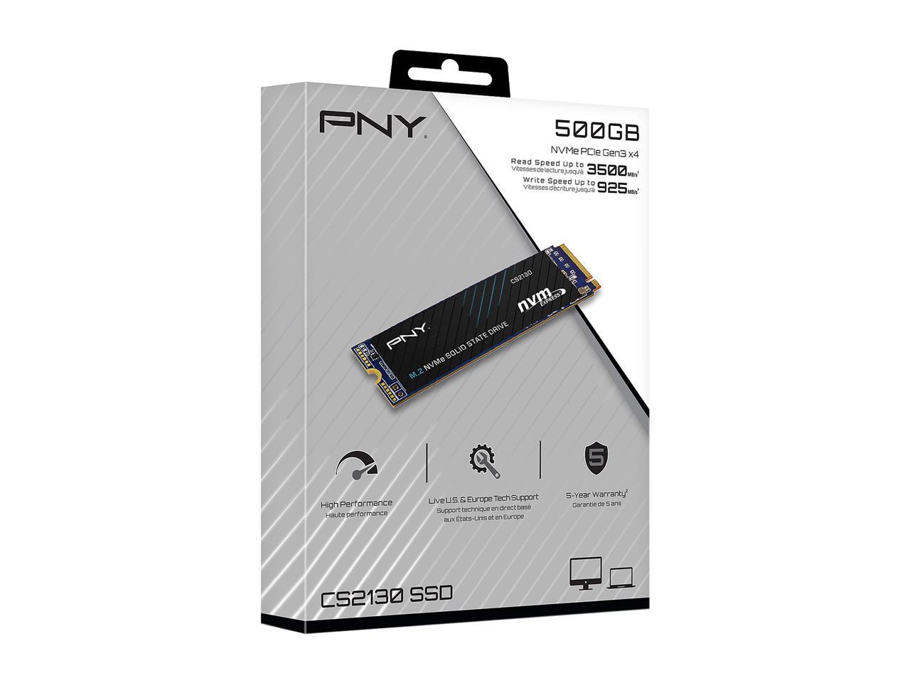 PNY CS2130 M.2 NVMe Solid State Drive - M280CS2130-500-RB