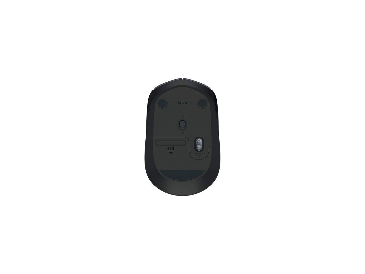 Logitech M170 - Mouse - wireless - 2.4 GHz - USB wireless receiver