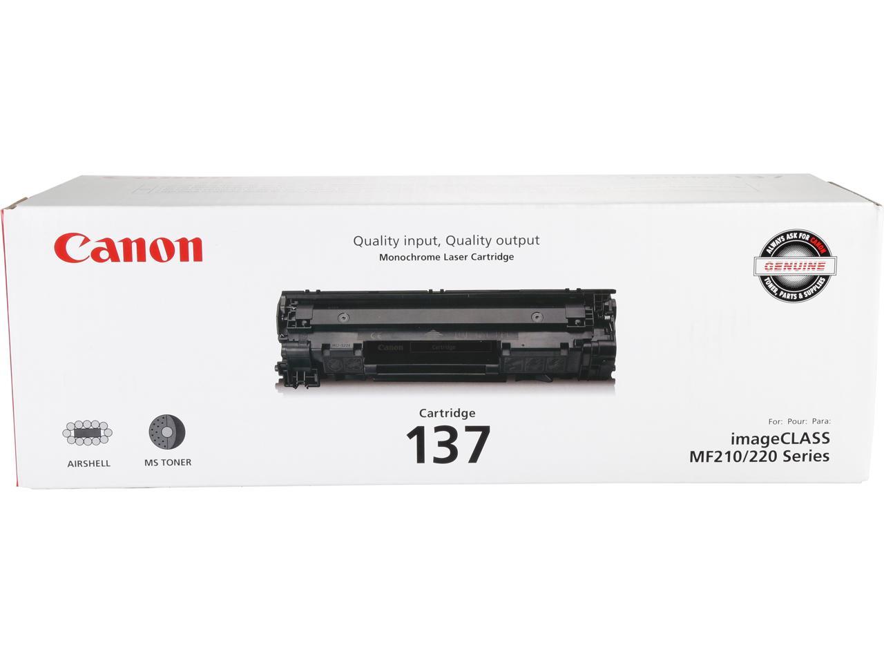 Canon 137 Original Toner Cartridge - Laser - 2400 Pages - Black