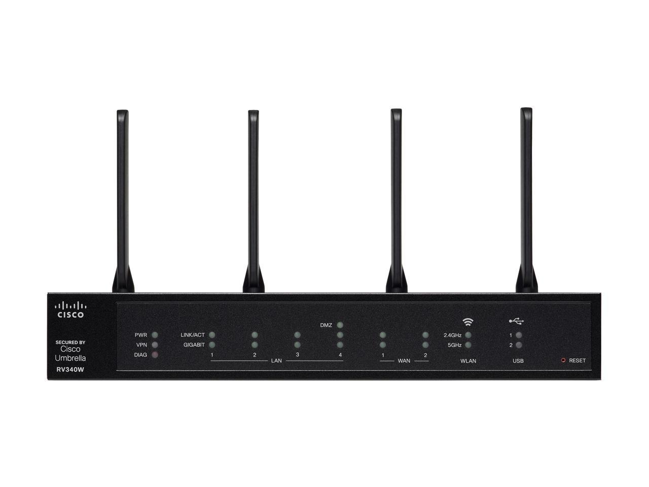 CISCO SYSTEMS RV340W-A-K9-NA RV340W AC Dual WAN VPN