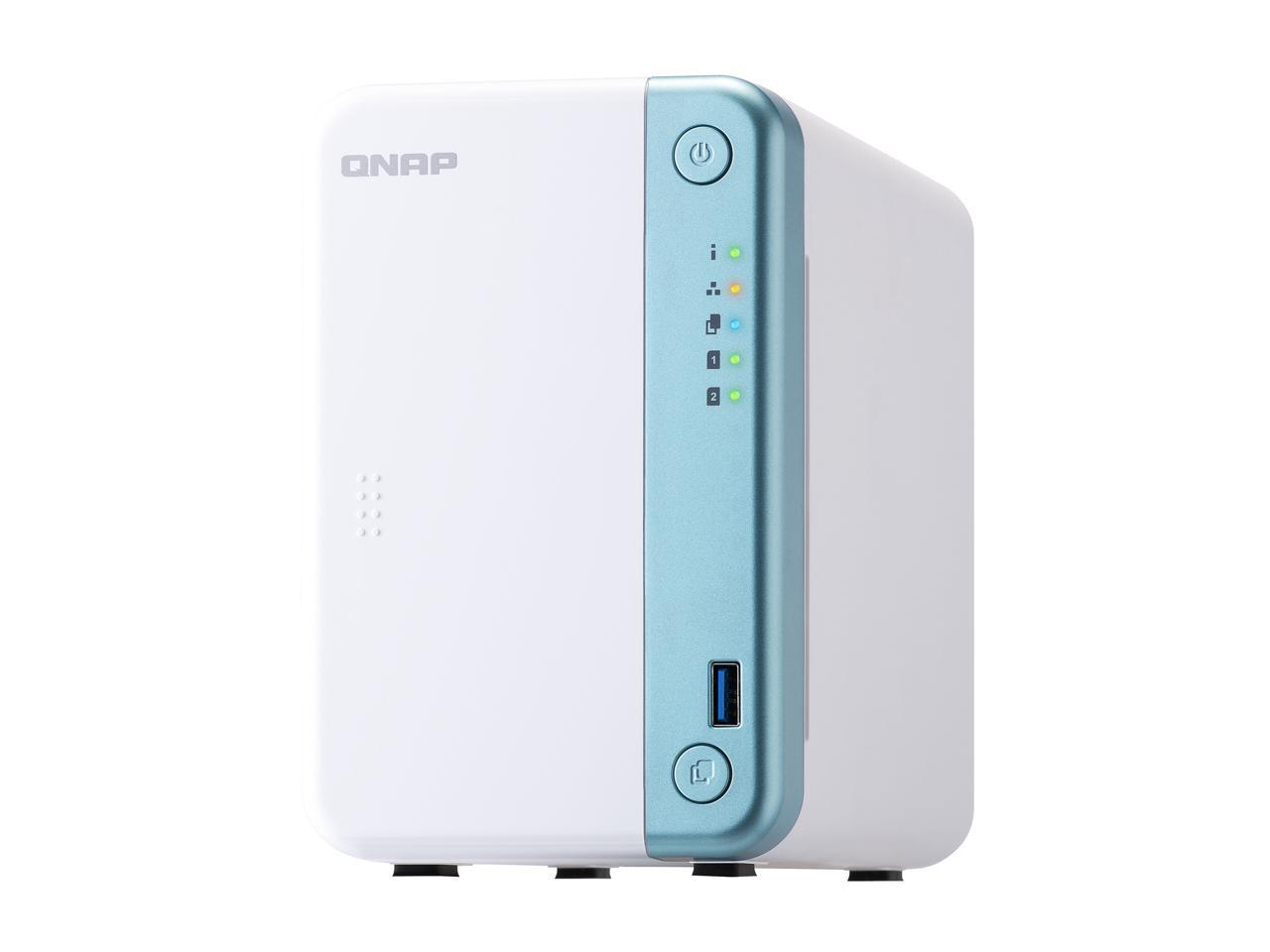 QNAP TS-251D-4G NAS TS-251D-4G 2Bay SATA Celeron J4005/4025 Dual-core 2.5GHz 4GB DDR4