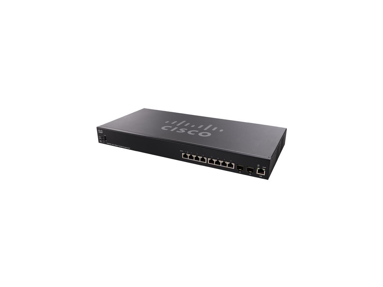 Cisco Sx350x-08 8-Port 10Gbase-T Stackable Managed Switch