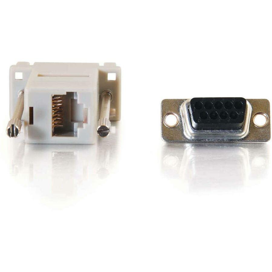 C2G RJ45 to DB9 Female Modular Adapter - Gray