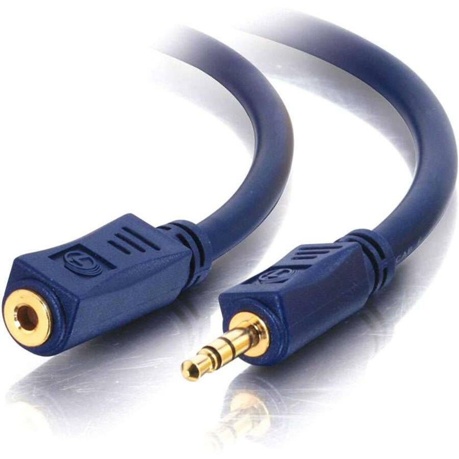 C2G 25ft Velocity 3.5mm M/F Stereo Audio Extension Cable