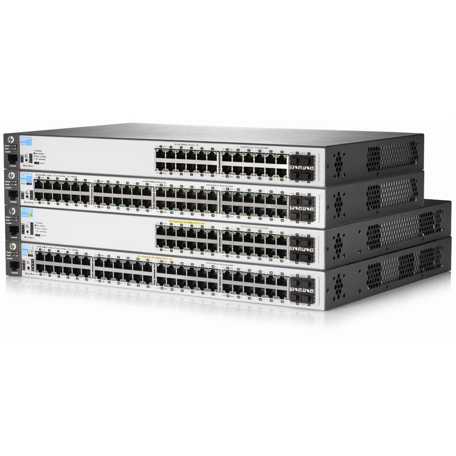 Aruba 2530-24-PoE+ Fast Ethernet Switch - 24 10/100 Network Ports, 2 Gigabit RJ45/SFP uplinks - Fully Managed - Layer 2