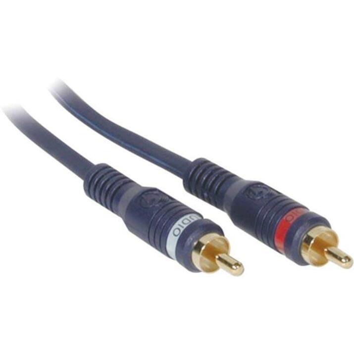 C2G 25ft Velocity RCA Stereo Audio Cable