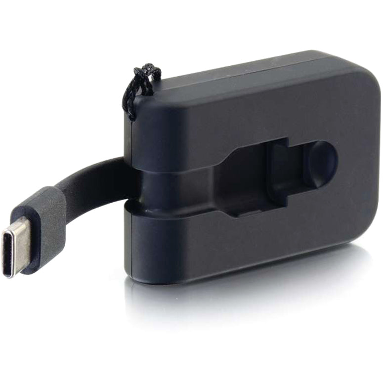 C2G USB C to VGA Adapter - Travel Adapter with Keychain