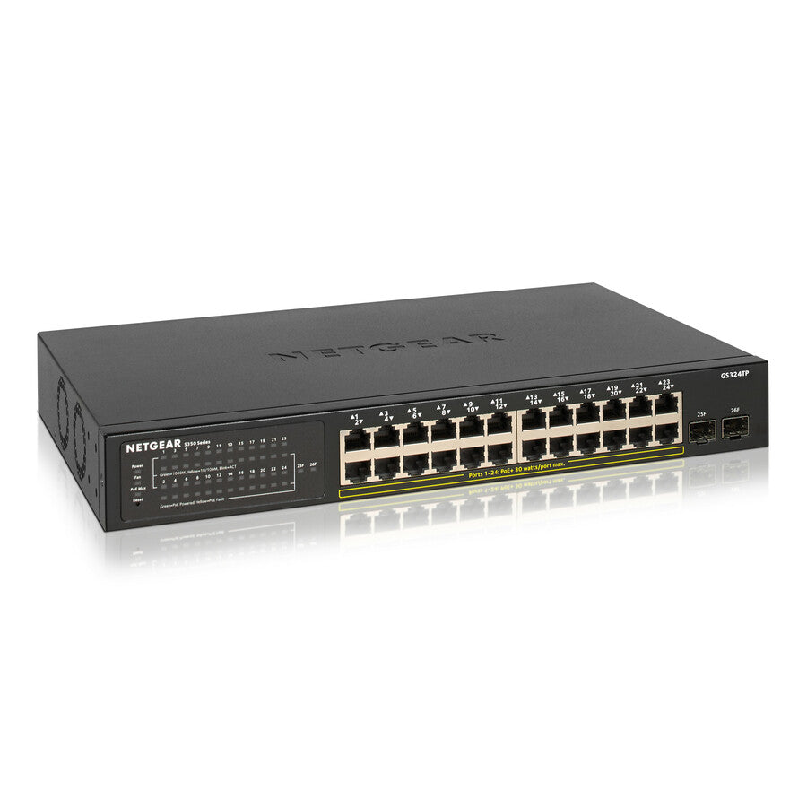 Netgear S350 GS324TP Ethernet Switch