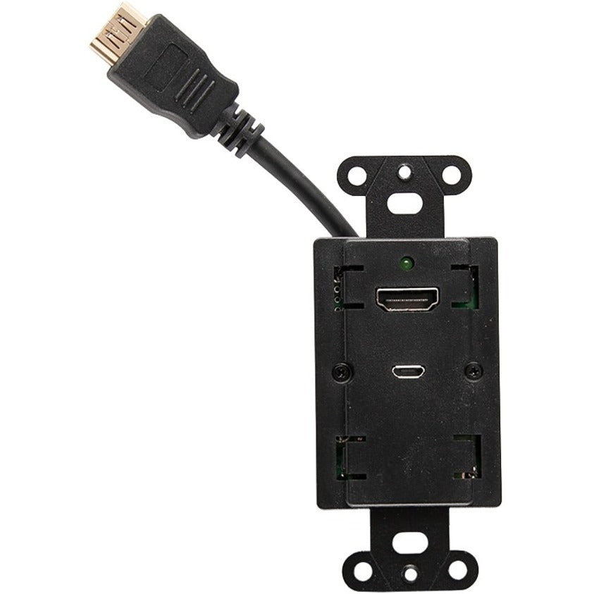 C2G HDMI Inline Extender Decorative Wall Plate w/ Interchangeable Covers