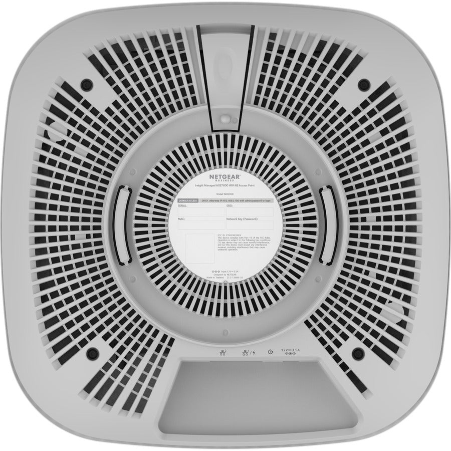 Netgear WAX630E Tri Band 802.11ax 7.80 Gbit/s Wireless Access Point - Indoor