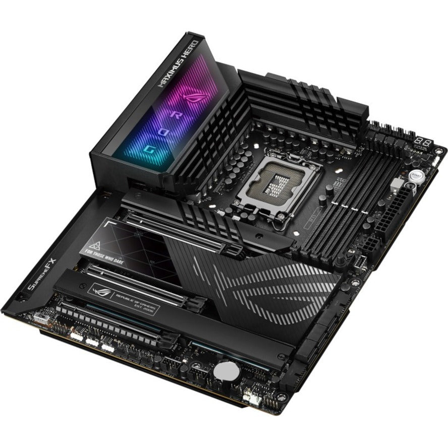 Asus ROG Maximus Z790 Hero Maximus Z790 Hero Gaming Desktop Motherboard - Intel Z790 Chipset - Socket LGA-1700 - ATX