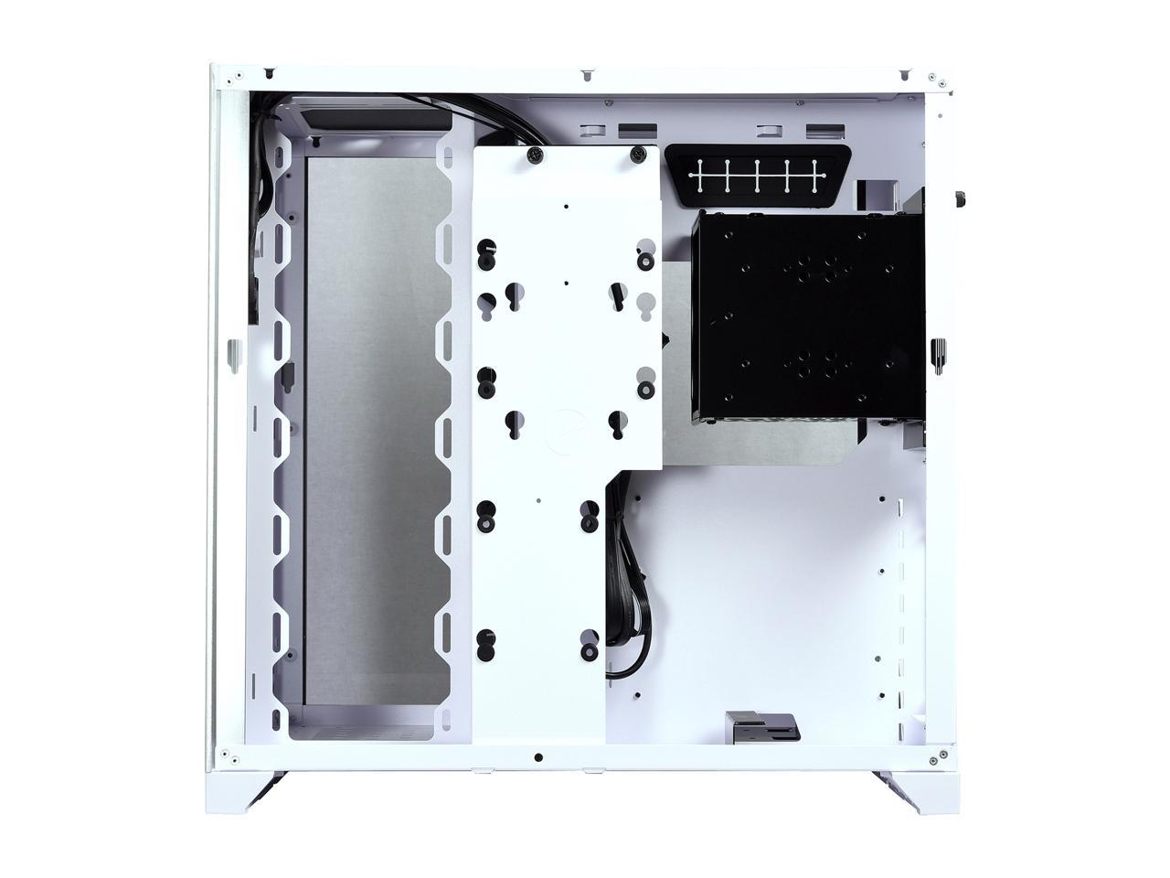 LIAN LI PC-O11 Dynamic White Tempered Glass on the Front and Left Sides, Chassis Body SECC ATX Mid Tower Gaming Computer Case - PC-O11DW