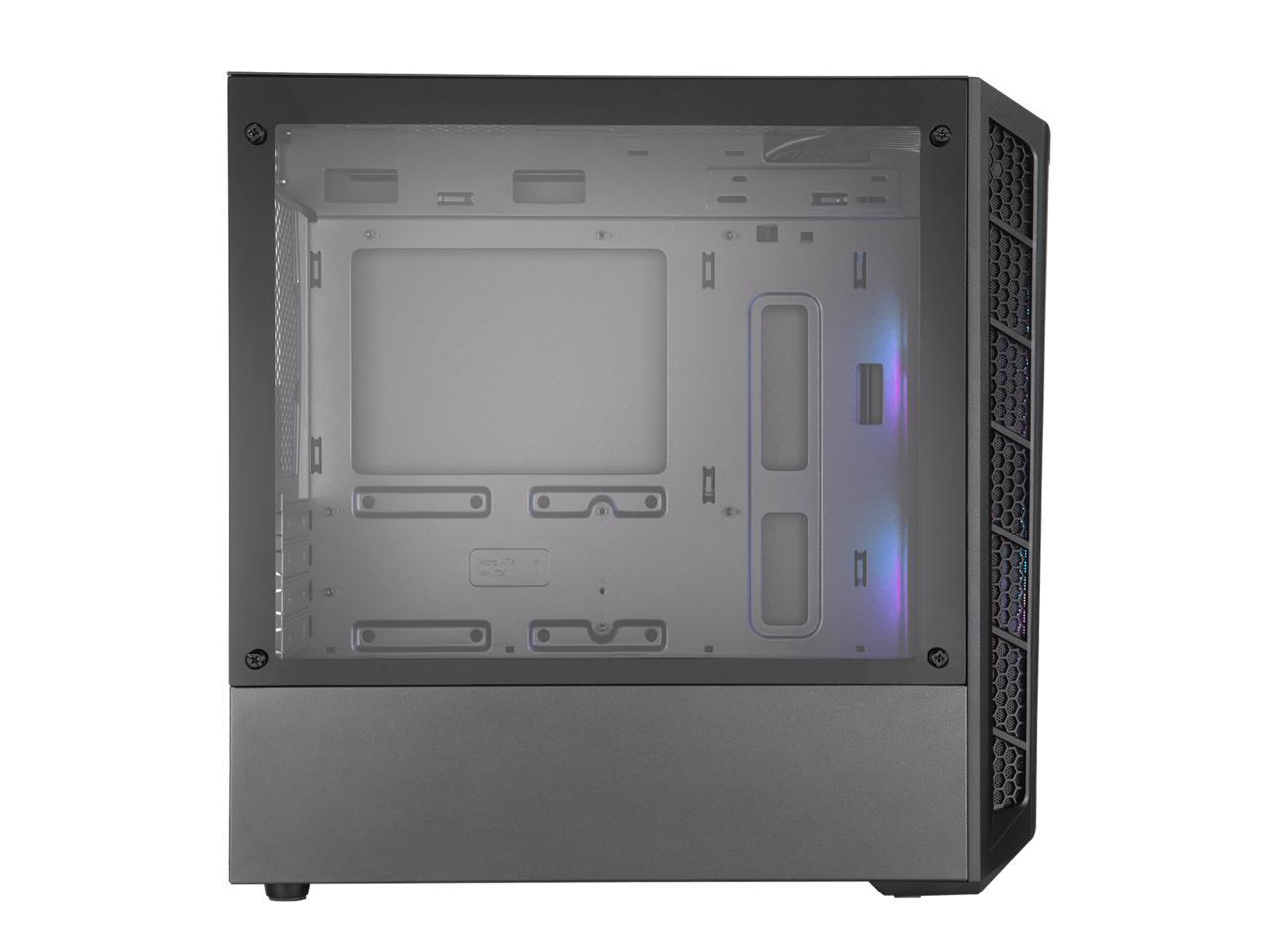 Cooler Master MasterBox MB311L ARGB Airflow Micro-ATX Mini Tower with Dual ARGB Fans, Fine Mesh Front Panel, Mesh Intake Vents, Tempered Glass Side Panel & ARGB Lighting System