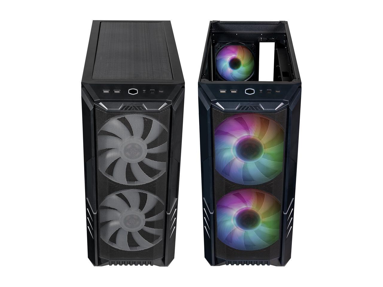 Cooler Master HAF 500 H500-KGNN-S00 Black Steel / Plastic / Tempered Glass ATX Mid Tower Computer Case