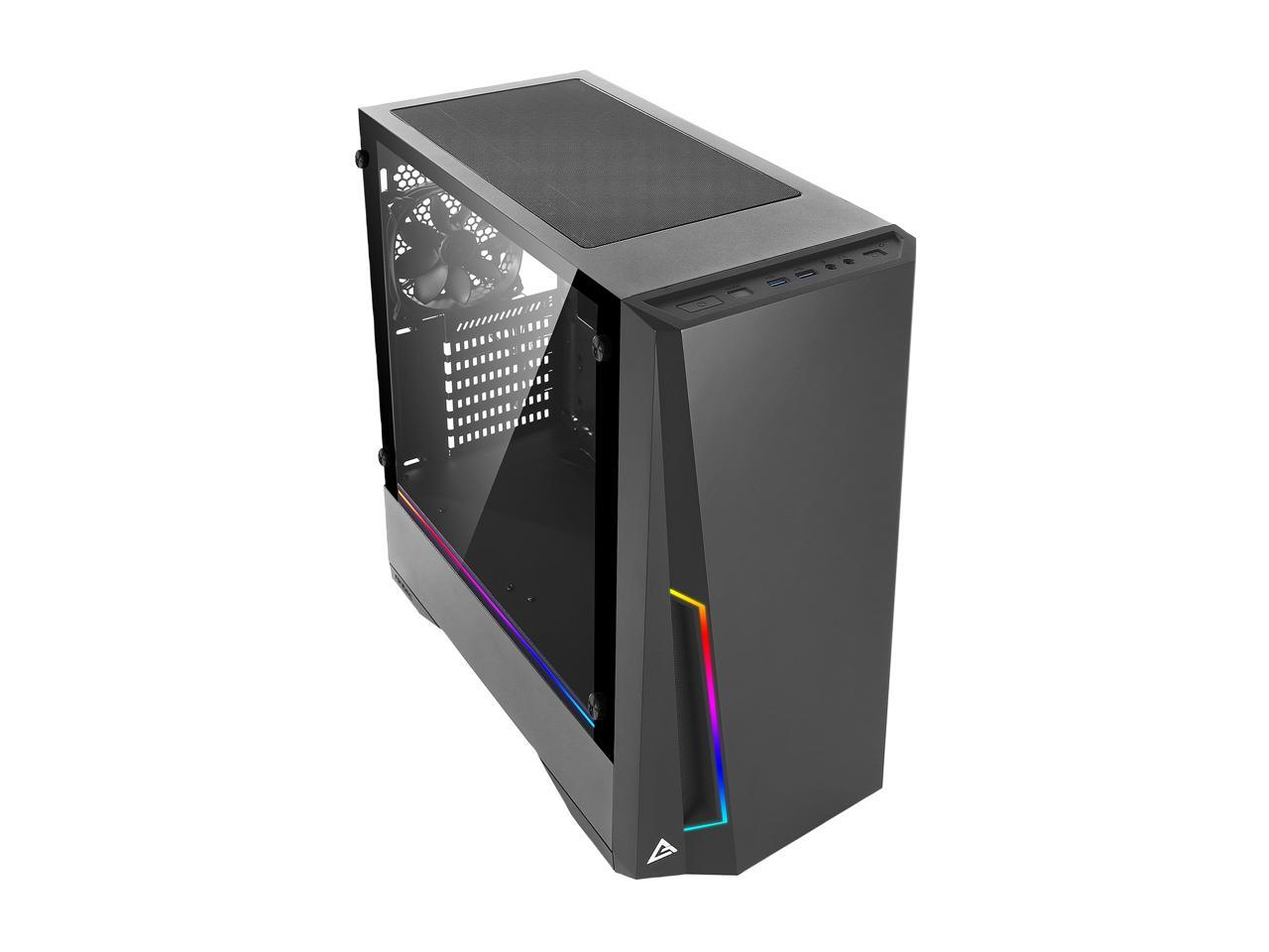 Antec Dark Phantom DP501 ATX Mid Tower Gaming Case /ARGB Motherboard Sync/ Tempered Glass