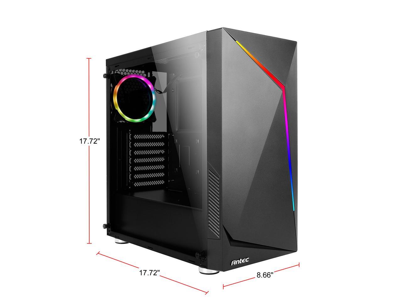 Antec NX Series NX300 Black SPCC + Plastic ATX Mid Tower Computer Case