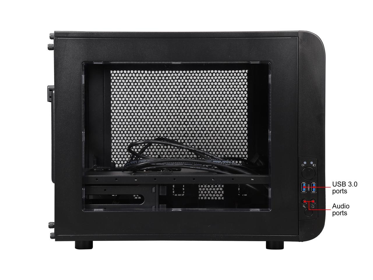 Thermaltake Core V21 Black Extreme Micro ATX Cube Chassis CA-1D5-00S1WN-00