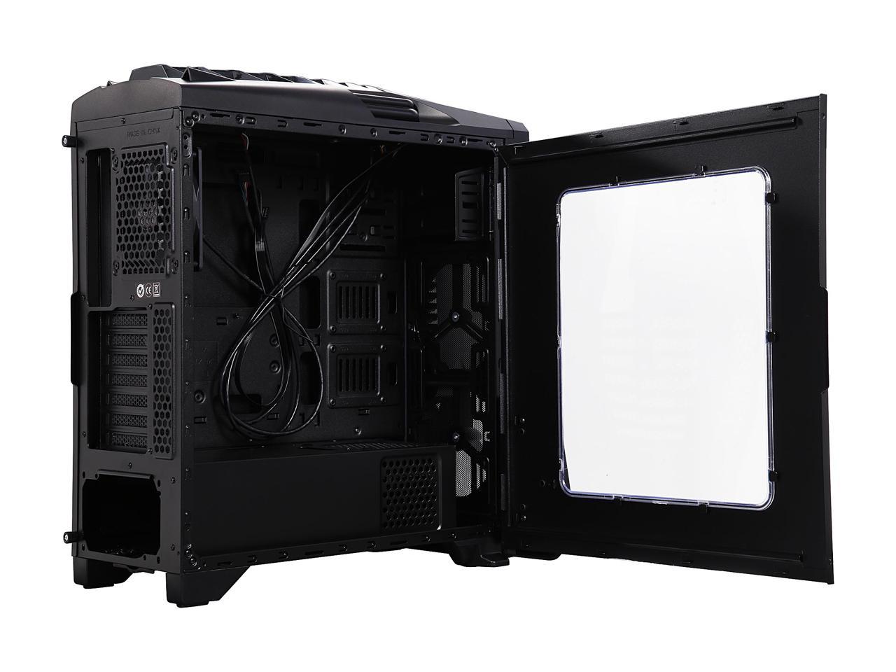 Thermaltake Versa N24 Black SPCC ATX Gaming Mid Tower with PSU Cover Computer Case CA-1G1-00M1WN-00