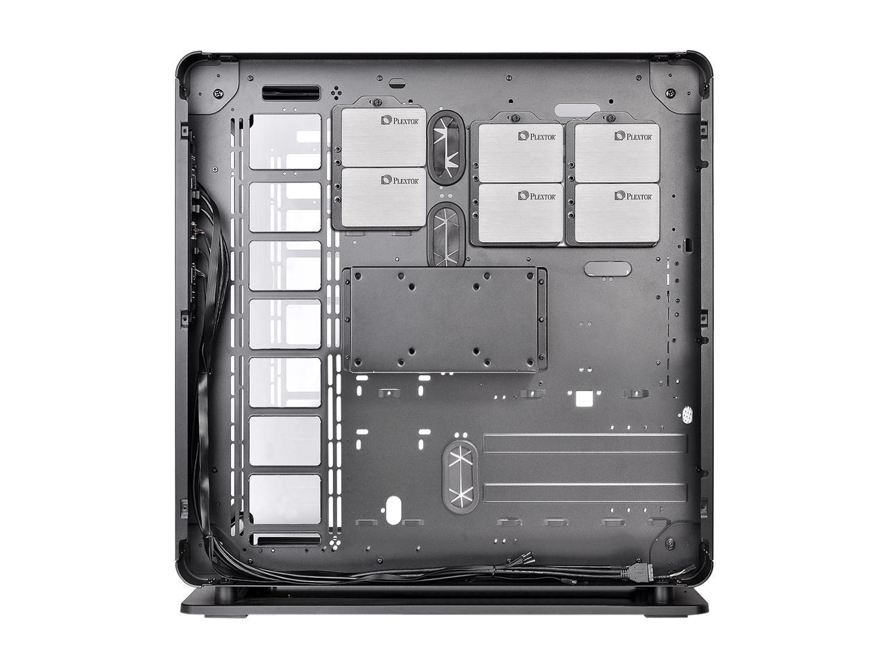 Thermaltake Core P8 Tempered Glass E-ATX 2-Way Display Rotational PCI-E Full-Tower Gaming Computer Case, CA-1Q2-00M1WN-00