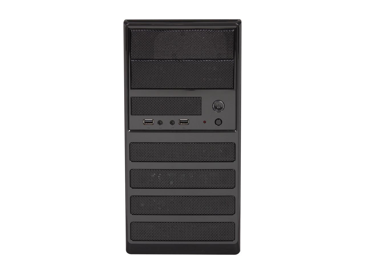 Rosewill RANGER-M - Dual-Fan Micro ATX Mini Tower Computer Case with Blue LED Lighting
